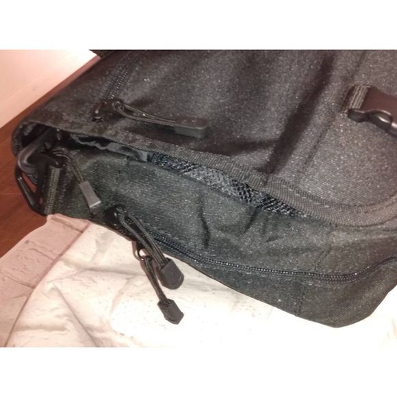 Port & Company Basic Expandable Briefcase Luggage Bag Black - Picture 11 of 13